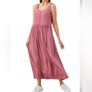Frye Sleeveless Mauve Maxi Dress